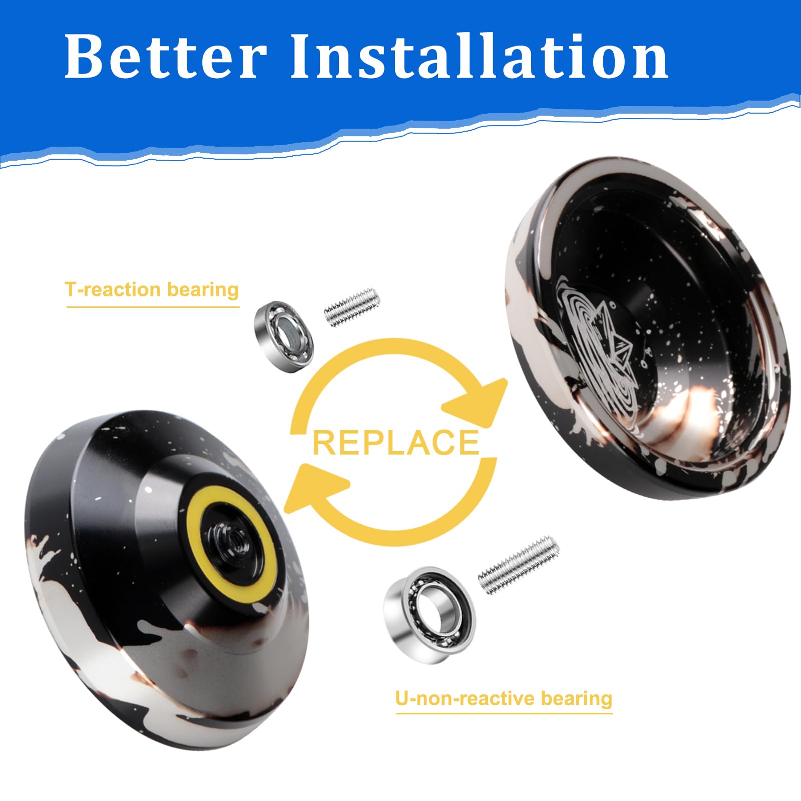 新品未使用　BLIZARD ブリザード　金属ボールベアリングヨーヨー　13個 新品未使用 BLIZARD ブリザード 金属ボールベアリングヨーヨー